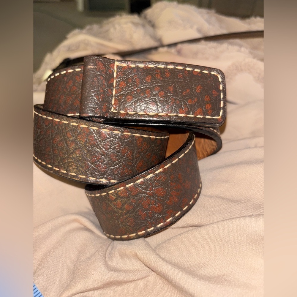 VINTAGE TONY LAMA Belt 36 Brown Cowhide leather Western Cowboy Rodeo​​ - Picture 7 of 8
